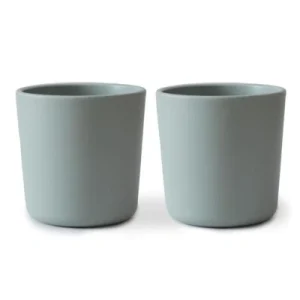 Mushie Zestaw 2‑kubeczków do nauki samodzielnego picia Sage 225 ml Mushie Zestaw 2‑kubeczków do nauki samodzielnego picia Sage 225 ml