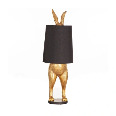 Lampa DEKORIA Gold Rabbit XL, złota, 40x40x117 cm, 60 W - obrazek 1