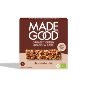 BATONIKI GRANOLA CRUNCHY Z CZEKOLADĄ BEZGLUTENOWE BIO (6 x 24 g) 144 g MADEGOOD BATONIKI GRANOLA CRUNCHY Z CZEKOLADĄ BEZGLUTENOWE BIO (6 x 24 g) 144 g MADEGOOD
