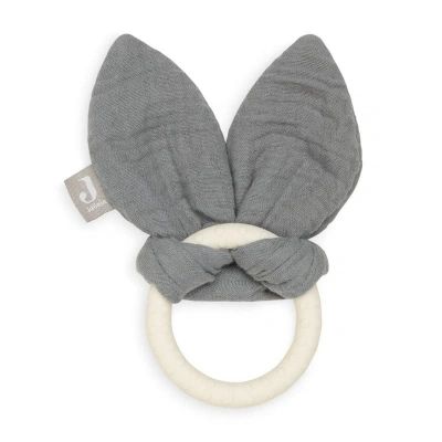 Jollein Gryzak silikonowy Bunny ears Storm Grey - obrazek 1