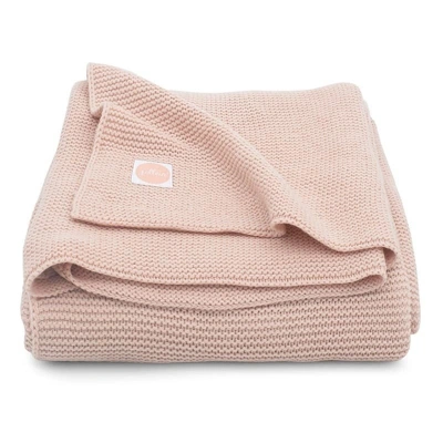 Jollein Kocyk tkany 75 x 100 cm Basic Knit TOG 1.0 PALE PINK
