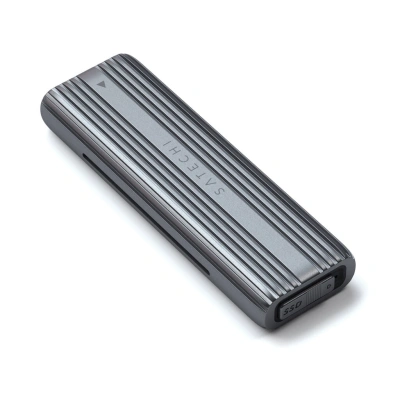 SATECHI Aluminiowa obudowa USB C bez użycia narzędzi do M.2 PCIe NVME i SATA SSD obsługa klucza 3.2 Gen 2, 10 Gb/s, NVMe/SATA B+M, 4TB, wykończenia UASP SATECHI Aluminiowa obudowa USB C bez użycia narzędzi do M.2 PCIe NVME i SATA SSD obsługa klucza 3.2 Gen 2, 10 Gb/s, NVMe/SATA B+M, 4TB, wykończenia UASP