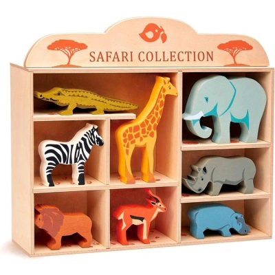 Tender Leaf Toys Drewniane Figurki do zabawy Zwierzęta Safari Tender Leaf Toys Drewniane Figurki do zabawy Zwierzęta Safari