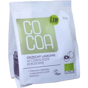 ORZECHY LASKOWE W CZEKOLADZIE KOKOSOWEJ BIO 70 g COCOA