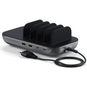 SATECHI Stacja Ładująca Dock 5 Do Ładowania Bezprzewodowego Wielu Urządzeń Kable Sprzedawane Osobno Dla iPad Pro/Air M2/ M1, iPhone 16/16 Pro, 15 Pro Max/15 Pro/15/15 Plus, 14/13, Airpods 2/1 SATECHI Stacja Ładująca Dock 5 Do Ładowania Bezprzewodowego Wielu Urządzeń Kable Sprzedawane Osobno Dla iPad Pro/Air M2/ M1, iPhone 16/16 Pro, 15 Pro Max/15 Pro/15/15 Plus, 14/13, Airpods 2/1