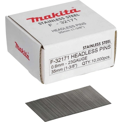 Makita F 32171 Piny 23G / 0,6 P35S Ilość 1000 Stal nierdzewna Ste 1 Złoto - obrazek 1