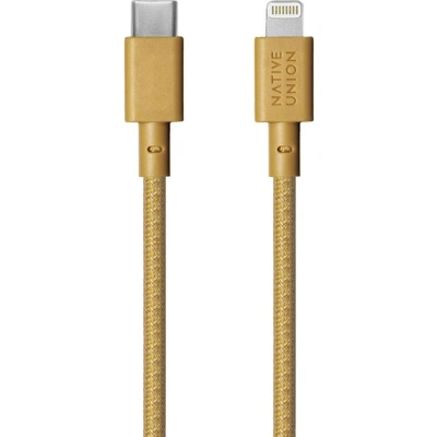 Native Union Belt Cable – Kabel USB-C / Lightning – 1,2 m – Kraft Native Union Belt Cable – Kabel USB-C / Lightning – 1,2 m – Kraft