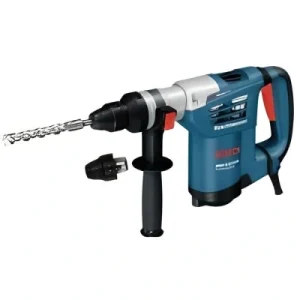 Bosch Professional Młot udarowo obrotowy GBH 4 32 DFR (900 W, 4,2 J, SDS plus, wszechstronny młotek wielofunkcyjny, ogranicznik głębokości 310 mm, w zestawie dodatkowy uchwyt i ściereczka do maszyny, Bosch Professional Młot udarowo obrotowy GBH 4 32 DFR (900 W, 4,2 J, SDS plus, wszechstronny młotek wielofunkcyjny, ogranicznik głębokości 310 mm, w zestawie dodatkowy uchwyt i ściereczka do maszyny,