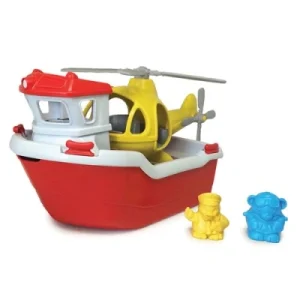 Bigjigs Toys, Green zabawka do kąpieli łódka ratunkowa, zestaw Bigjigs Toys, Green zabawka do kąpieli łódka ratunkowa, zestaw