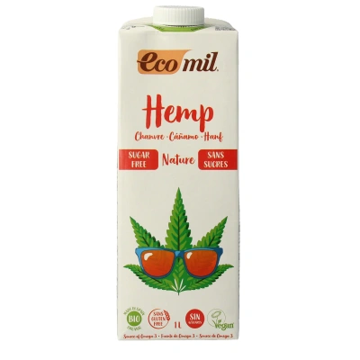 NAPÓJ Z KONOPI BEZ CUKRU 1L ECOMIL NAPÓJ Z KONOPI BEZ CUKRU 1L ECOMIL