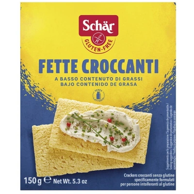 Schär Pieczywo chrupkie bezglutenowe – Chrupiące Plastry – 150 g