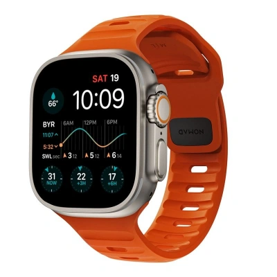 Pasek Nomad Sport Strap do Apple Watch 49/45/44/42 mm, pomarańczowy - obrazek 1