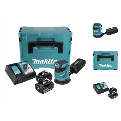 Makita DBO180RTJ Akumulatorowa Szlifierka, 18 V