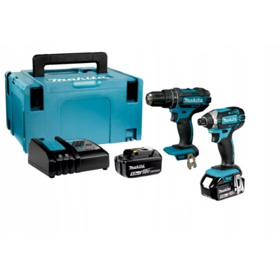 Zestaw wkrętarka + zakrętarka Makita 18V 2 x 5Ah 9A - obrazek 1
