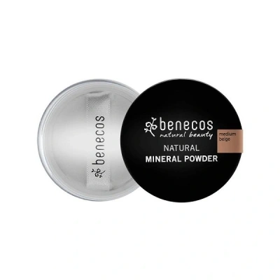 Benecos, puder mineralny sypki Medium Beige, 10 g - obrazek 1