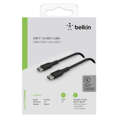 Belkin Boost Charge USB-C Kabel 1 m CAB003BT1MBK - Czarny - obrazek 1
