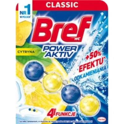 Bref Koszyk Do WC Power Active 50 g Cytrynowy - obrazek 1